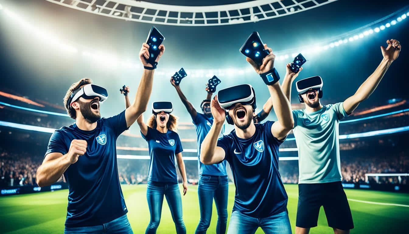 Virtual reality sports gaming