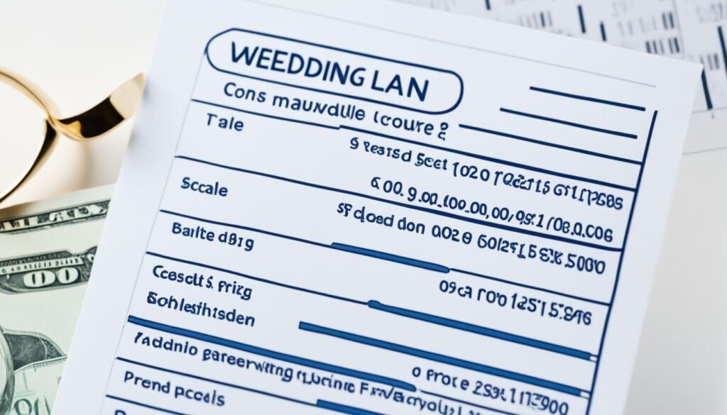wedding loan pros and cons